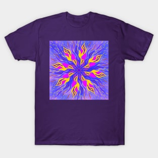 Purple hippie flower T-Shirt